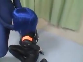 Mủ cao su kigurumi bondage và màu xanh da trời zentai giới tính: miễn phí khiêu dâm 8a