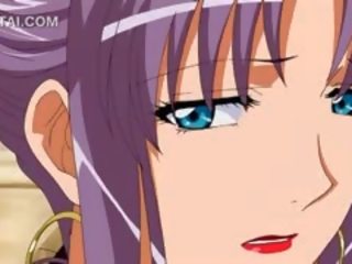 Fantastisk blowjob i nærbilde med barmfager anime hottie