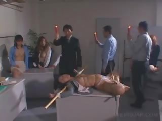 Jap xxx movie Slave Punished With superior Wax Dripped On Her Body